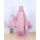 Pretty Embroidery Tutu Mukena Set