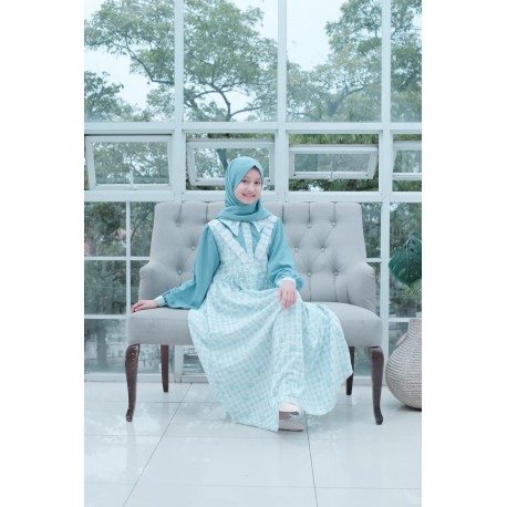 Tosca V Ruffle Button Gamis