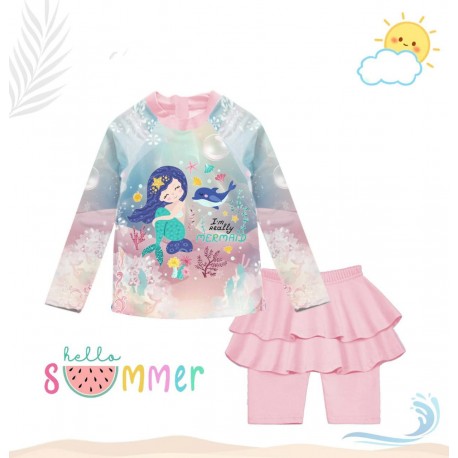 I'm Really Mermaid Swimsuit Set