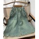 Two Side Pocket Denim Skirt