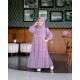 Purple Puffy Sleeves Gamis