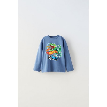 Blue H0twheels LS T-Shirt