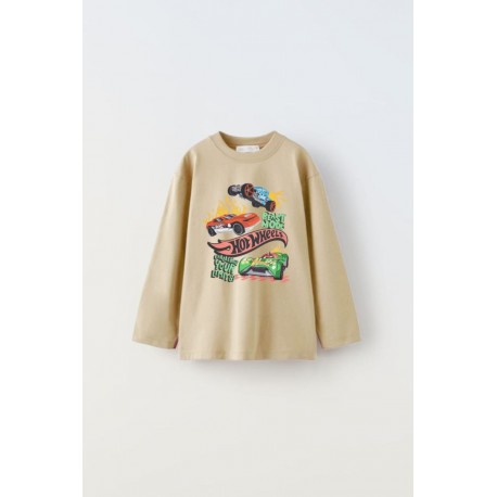 Light Brown H0twheels LS T-Shirt