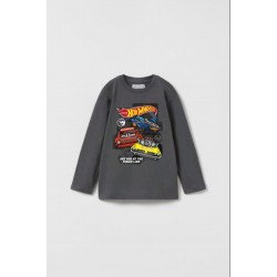 Dark Grey H0twheels LS T-Shirt