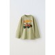 Olive H0twheels LS T-Shirt