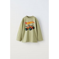 Olive H0twheels LS T-Shirt
