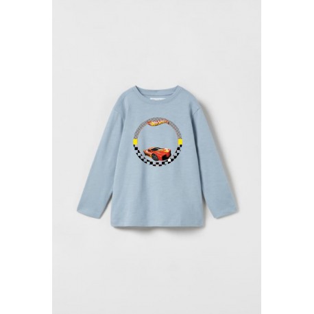 Light Blue H0twheels LS T-Shirt