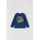 Navy H0twheels LS T-Shirt