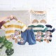 Yellow Stripe Dufffy Set Short Pants