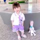 Stell@ L0u White Purple Set Pants