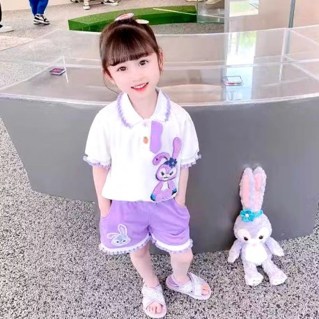 Stell@ L0u White Purple Set Pants