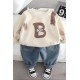 Cream B Boy Top Set Denim Pants