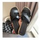Black Flat Sandal