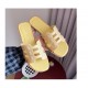 Yellow Yima Flat Sandal