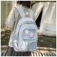 Blue Star Heart Transparent Backpack