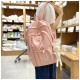 Pink Front Drawstring Backpack