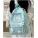 Blue Three Stars Backpack