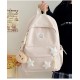 Cream Three Stars Backpack