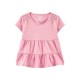 0shkosh Pink Smocked Shoulder Top