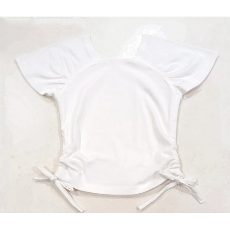 White Side Ribbon Top