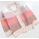 Peach Pastel Knit Cardigan