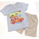 Grey Adventure T-Shirt Set Pants