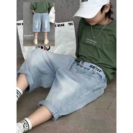 Push Denim Short Pants