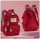 Red Five Zipper Large Backpack