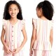 C@t n Jack Pink Rainbow Peplum Top