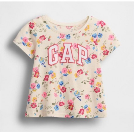 G@P Cream Full Floral T-Shirt