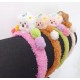 Cream Fluffy Bear Pompom Headband