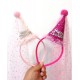 HotPink Birthday Hat Headband