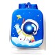 Square Blue Astronaut Backpack