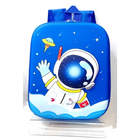 Square Blue Astronaut Backpack