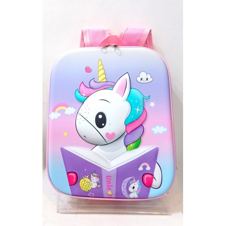 Square Unicorn Book Backpack