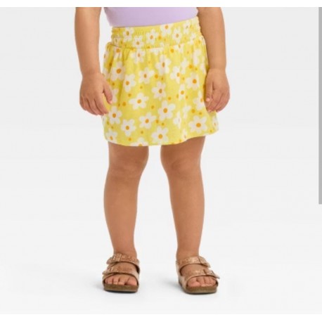 C@t n jack Yellow Floral Skort