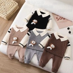 Lion Knit Cable Top Set Pants
