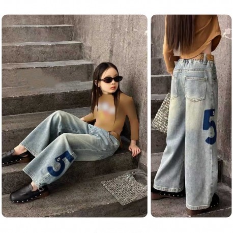 Number 5 Denim Pants