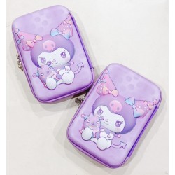 Kur0mi Ribbon Big Pencil Case