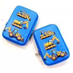 Heavy Equipment Big Pencil Case
