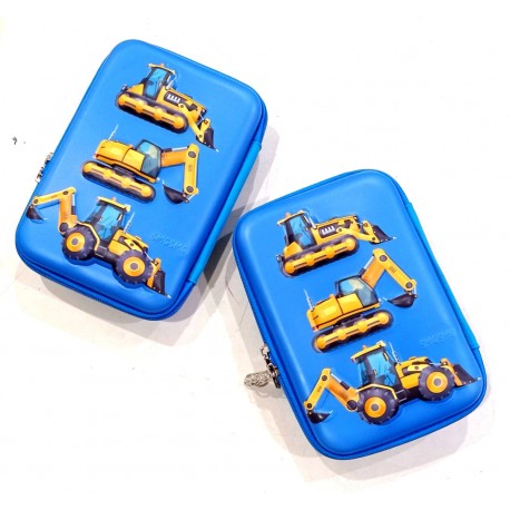 Heavy Equipment Big Pencil Case