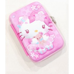 Hell0 K1tty Ribbon Big Pencil Case