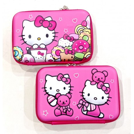 Hell0 K1tty Donuts Big Pencil Case