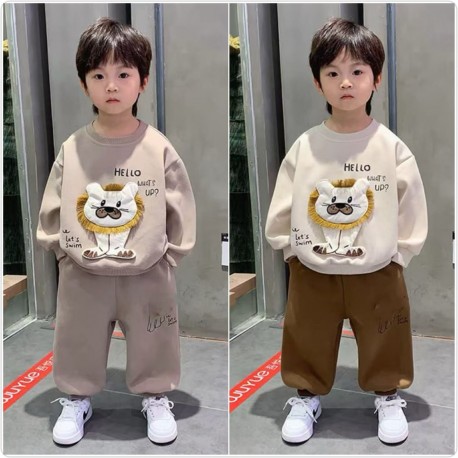 Hello Lion 3D Top Set Pants
