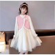 Pink Tweed Midi Tutu Dress