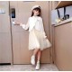 White Tweed Midi Tutu Dress