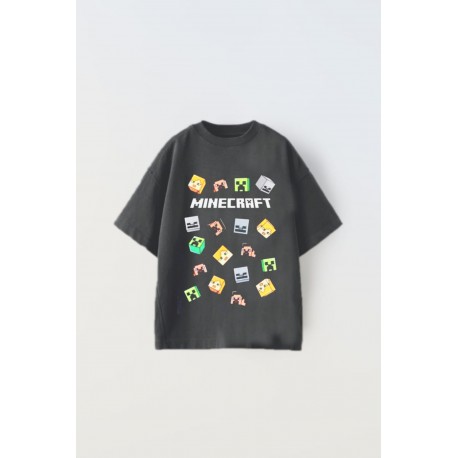 Zr Dark Grey Heads M1necraft T-shirt