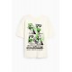 Zr White Build Create M1necraft T-shirt