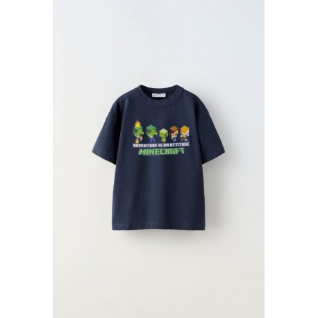 Zr Navy Attitude M1necraft T-shirt