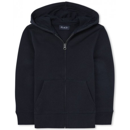 PL@ce Navy Hoodie Jacket